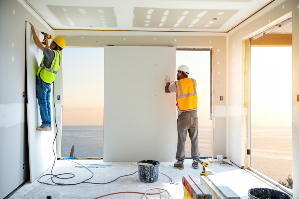 Professional drywall installation